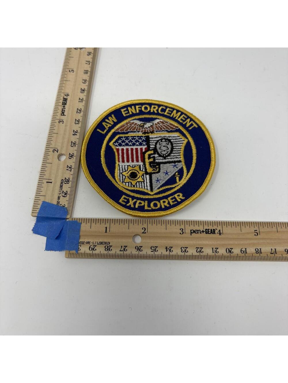 Law Enforcement Explorer Program Police Patch Uniform Collectible Vintage